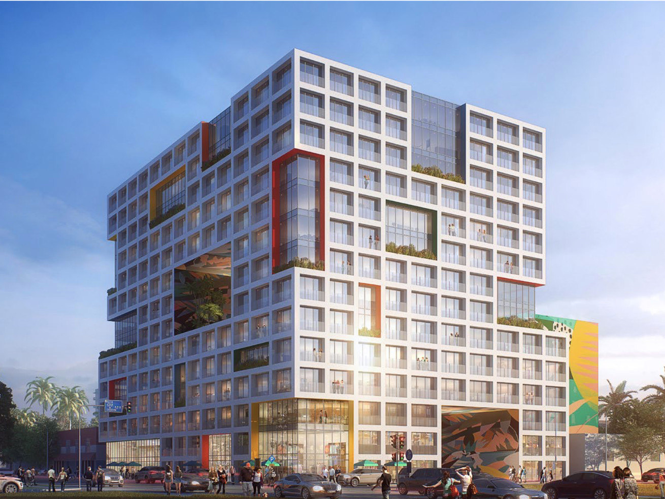 A conceptual rendering showing what the new development at NW 2nd Avenue and 29th Street <em>could</em> look like.